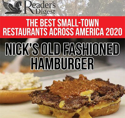 Readers Digest Best Small Town Restaurants!